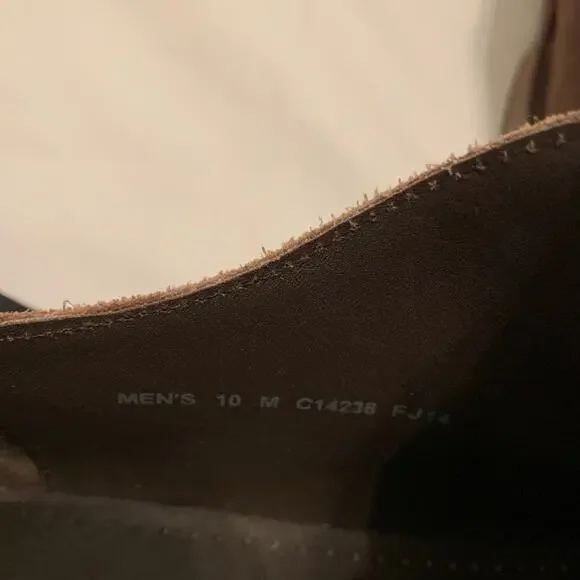 Cole Haan Suede Leather Derby Shoes Oxford Brown lace up Men Sz 10 - Picture 10 of 10